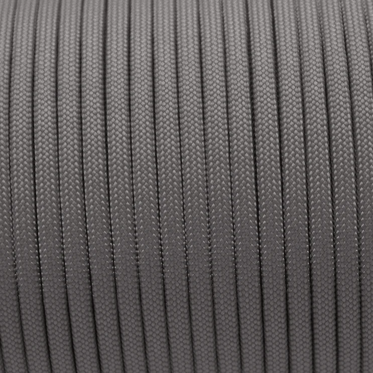 Charcoal Grey | Paracord 550 Typ 3 Meterware (4mm) – Bild 2